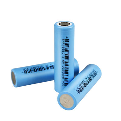 kualitas  11.744Wh INR18650 3200mAh Lithium Cylindrical Battery Deep Cycle Cell pabrik