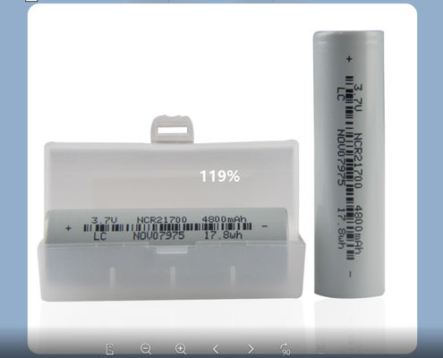 Baterai Senter Isi Ulang 21*70mm 21700 3.7 V Baterai Li Ion 4800mah