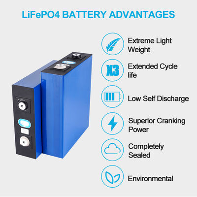 3.2V 12V 200ah Paket Baterai Lithium Ion Kustom
