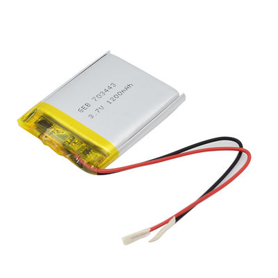 Baterai Polimer Lithium Ion 0.2C 3.7v 1200mah