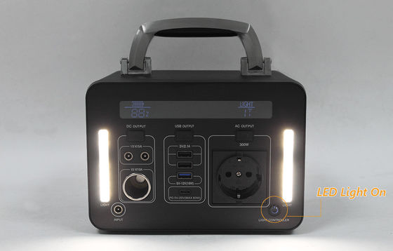 300wh 220v 110v Baterai Lithium Solar Generator Portable Power Bank Station