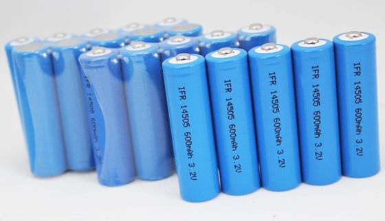 14500 3.2V600mah Baterai Lithium LiFePO4
