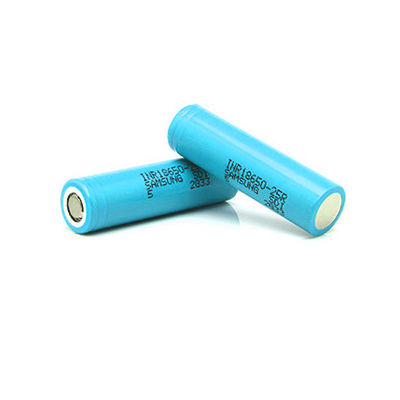 MSDS Flat Top 18650 Baterai Lithium Baterai Isi Ulang 3,7 V 2500mah