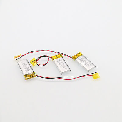 Baterai polimer li-ion / baterai li-po 5mm 3.7v 200mah kustom yang dapat diisi ulang dengan UL CE