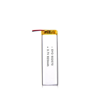 Deep Cycle 602749 820mAh Baterai Polimer Lithium Ion 3,7 Volt
