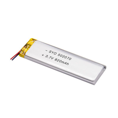 Deep Cycle 602749 820mAh Baterai Polimer Lithium Ion 3,7 Volt