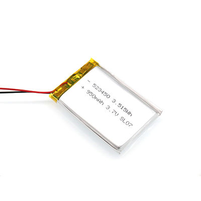 OEM ODM 852940 3.7v950mah Baterai Lithium Ion Polymer Untuk Headset Mp3 Mp4