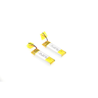 IEC61233 standar 3.7V80mAh Baterai Lithium Ion Polymer Produk Smart Wearable
