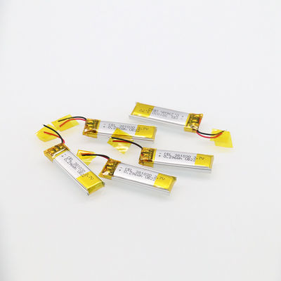 IEC61233 standar 3.7V80mAh Baterai Lithium Ion Polymer Produk Smart Wearable
