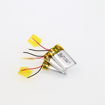 0.2C 3.7V65mAh Baterai Mikro Lithium Ion Polymer Untuk Perangkat Medis