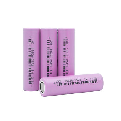 3C Max 3.6v 2500mah 18650 Baterai Lithium Ion Sel Silinder Lithium