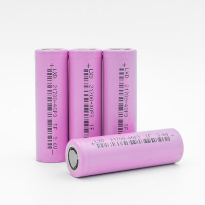 4000MAh 3.6V 21700 Baterai Senter Isi Ulang Kapasitas Besar